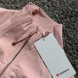 Lululemon Athletica Light Pink Bomber Jacket